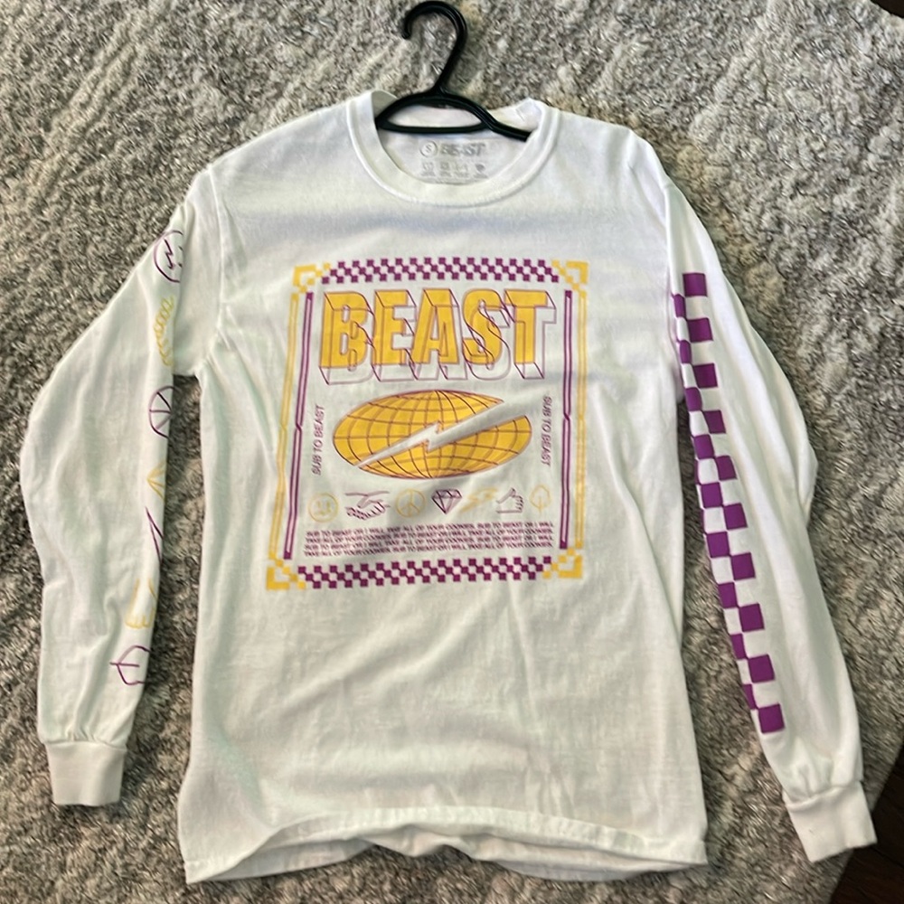 MR BEAST long sleeve shirt, size: Small men’s